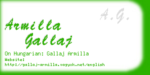armilla gallaj business card
